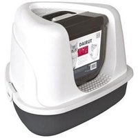 Maison de toilette 50x42x36 cm- Mpets - DAIRUT Noir & Blanc