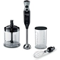 Mixeur Plongeant BOSCH ErgoMixx MSM67160 – Puissance de 750 W – Mini-hachoir et fouet inclus - Noir