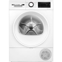 Seche-linge pompe a chaleur BOSCH WQG1420DFR SER6 - 9 kg - Induction - L60cm - Blanc