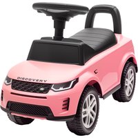 AIYAPLAY Porteur Land Rover sous licence pour enfants 18–36 mois — Rangement & volant avec sons — Rose