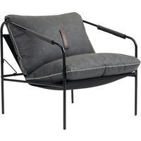 HOMCOM Fauteuil de Salon Moderne Fauteuil de Lecture Revêtu de Cuir Synthétique Housses de Cous