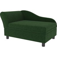 PawHut Sofa for dogs & cats on legs with storage compartment modern style removable seat cushion 76 x 45 x 43 cm green | Aosom Ireland