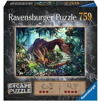 Puzzle Escape Dans la grotte du dragon - Ravensburger - 759 pieces - Pour adultes et enfants des 12 ans