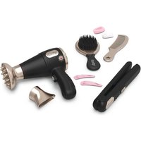 Smoby - My Beauty Hair Set - Set de Coiffure Enfant - Lisseur et Seche-Cheveux Factices - Fonctions Electroniques - 320144