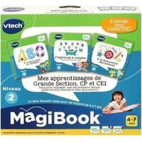 Livre Interactif Magibook - VTECH - Mes Apprentissages de Grande Section, CP et CE1 - Pack de 3 livres
