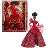 BARBIE Poupée joyeux noël brune HRM62