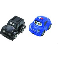 Crosslander Twin – Set de voiture de policier et de voleur