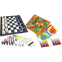 Jeux de société magnétiques – coffret 8 jeux en 1, De 2 a 6 joueurs