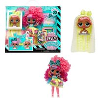 L.O.L. Surprise Tweens Surprise Swap Fashion Doll - Curls-2- Crimps Cora - 1 poupée Tweens 17cm, 1 mini tete a coiffer et des