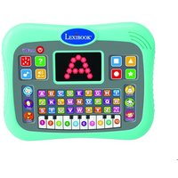 Tablette éducative bilingue parlante ABC avec touches tactiles et écran LED pour illustrer les interactions avec le jeu en anglais