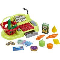 Chariot de supermarché ECOIFFIER avec caisse enregistreuse