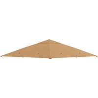 3 x 3 m Gazebo Canopy Replacement Cover Garden Gazebo Roof Replacement Drain Holes TOP COVER ONLY