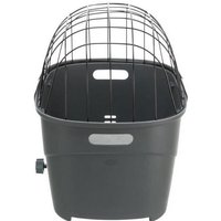 TRIXIE Panier pour porte-bagages en plastique et métal - 36 x 47 x 46 cm - Gris - Pour chien