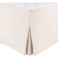 Cache sommier - HOME LINGE PASSION - 160 x 200 cm + 30 cm - Ecru