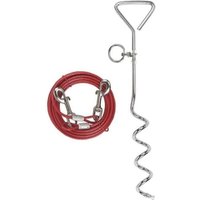 KERBL - Laisse d'attache avec ancrage spirale pour chien