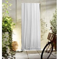 Rideau blanc marseillais tissé 140 x 225cm