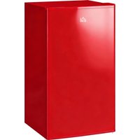 HOMCOM Frigorifero Piccolo 91L MonoPorta Reversibile con Congelatore e Temperatura Regolabile, Rosso Aosom Italy