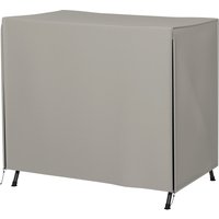Outsunny Housse pour Balancelle de Jardin avec Fermeture Éclair Housse pour Mobilier d'Extérieur 177x114x152 cm Gris