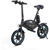 Draisienne électrique - FLYBLADE - 350 W - Max 25 km/h - 14 - Bluetooth - Pliable - Support de téléphone - Noir