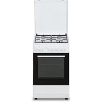 Cuisiniere gaz OCEANIC OCEACG50GW - 4 feux - L49,8 xP61 xH 86 cm - Blanc