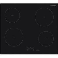Plaque de cuisson vitrocéramique - DAEWOO - 4 foyers - 60 cm - BH6VTF27BNM - Noir