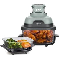 Friteuse sans huile portable NINJA - CRISPI - Récipients 1,4L et 3,8L - 4 programmes prédéfinis - 1700W - Sauge