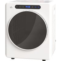 HOMCOM Sèche linge à évacuation, sèche-linge électrique 1000 W 3 Kg, 6 modes de séchage, minuterie, acier inoxydable, blanc