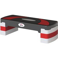 HOMCOM Stepper Fitness Aerobic hauteur reglable surface antiderapante 80 x 31 x 20 cm noir gris clair