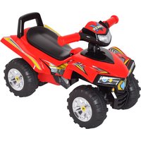 Homcom Porteur Enfants Quad Voiture pour Enfant à Partir de 12 Mois Design Tout Terrain Roues Silencieuses Effets Lumineux et Sonores aosom france