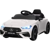 AIYAPLAY Voiture électrique enfants Mercedes AMG CLE 53 12V 2 moteurs télécommande parentale 2,4G 99 x 55 x 43 cm blanc