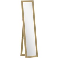 HOMCOM 37 x 157 cm Full Length Mirror - Natural