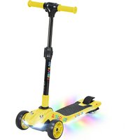 AIYAPLAY Three-Wheel Foldable Electric Scooter for Kids Aged 6-10 Years, Yellow