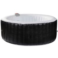 Spa gonflable SUNSPA - AF01 - 208 x 65 cm - 6 places - Rond (Livré avec filtre, cadenas, tapis de sol et couverture)