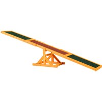 PawHut Hundewippe Agility Wippe für Hunde 180 x 30 x 30 cm, ideales Welpenspielzeug für Hundesport und Training Aosom.de