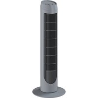 HOMCOM Tower Fan for Bedroom Cooling, 75cm Electric 70° Oscillating with 3 Speed Settings, Standing Floor Fan, Grey