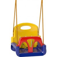 3 1 Detachable Swing Seat Seatbelt Adjustable Rope Indoor Outdoor Dark Blue