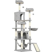Aosom Save 14% on PawHuts 192 cm MultiLevel Cat Tower with 8 Posts 3 Beds