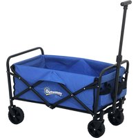 Aosom 11% Rabatt auf den faltbaren Outsunny Gartenwagen mit Schwenkrädern