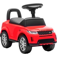 AIYAPLAY Erstes Laufauto für Kinder mit Land Rover Discovery-Lizenz, Hupe und Staufach, Kinderauto aus PP und Stahl, 65.5x28x42 cm, Rot Aosom