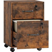 Aosom Deal Enjoy 13% Off HOMCOM Mobile Filing Cabinet with 2 Drawers