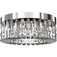 Crystal Chandeliers 160 Crystal Pendants 6 Light Ceiling Light Living Room Bedroom Dining Room Tone
