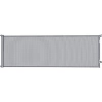 Retractable Dog Gate Extends to 300 cm Wide & 104 cm Tall Mesh Pet Gate Single Hand Operation Stairs Doorways