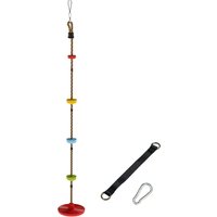 Climbing Rope Tree Swing Kit Platforms Disc Swings Seat Obstacle Course Garden