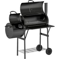 Barbecue Grill Portable Outdoor Charcoal BBQ Grill Offset Smoker 109 x 60 x 120 cm