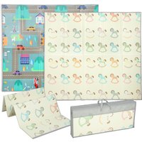 Foldable Double Sided Play Mat Toddlers Bedrooms Nurseries Playrooms