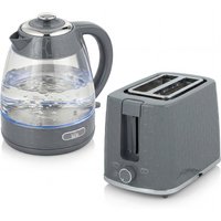 Kettle Toaster Set 3000W Rapid Kettle Limescale Filter 2 Slice Toaster 7 Browning Controls