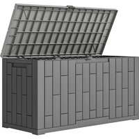 Aosom 12% Rabatt auf die wasserdichte Outsunny Gartenbox 227L in Holzoptik