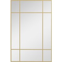 Aosom 19% Rabatt auf HOMCOM Wandspiegel 90 x 60 cm mit Goldrahmen