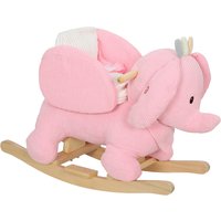 Rocking Horse Ride on Elephant Rocker Safety Belt Sound Toddlers 18 to 36 Months