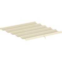 Retractable Pergola Shade Cover Replacement Canopy Fabric 3 x 3 Pergola Gazebo Retractable Roof Cream